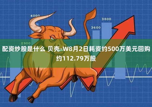 配资炒股是什么 贝壳-W8月2日耗资约500万美元回购约112.79万股